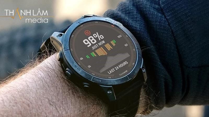 Đồng hồ thông minh Garmin Fenix 7X, Sapphire, Solar, Sea GPS 4